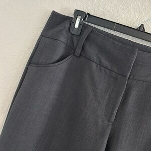 Sleek, dark gray office slacks
